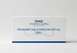 Glimepiride 1mg & Metformin 500 mg (ER) Bilayered Tablets