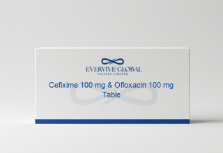 Cefixime 100 mg & Ofloxacin 100 mg Tablets