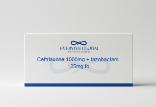 Ceftriaxone 1000mg + tazobactam 125mg for Injection